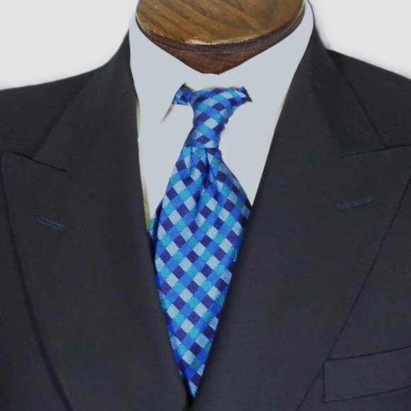 Marks and Spencer Pure New Wool Dark Navy Double Breasted Blazer Sport Coat 40S - Picture 5 of 5